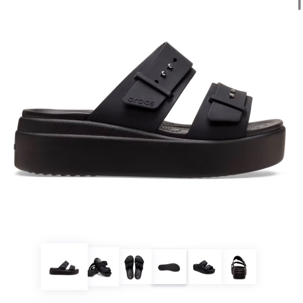 Brooklyn Buckle wedge Crocs